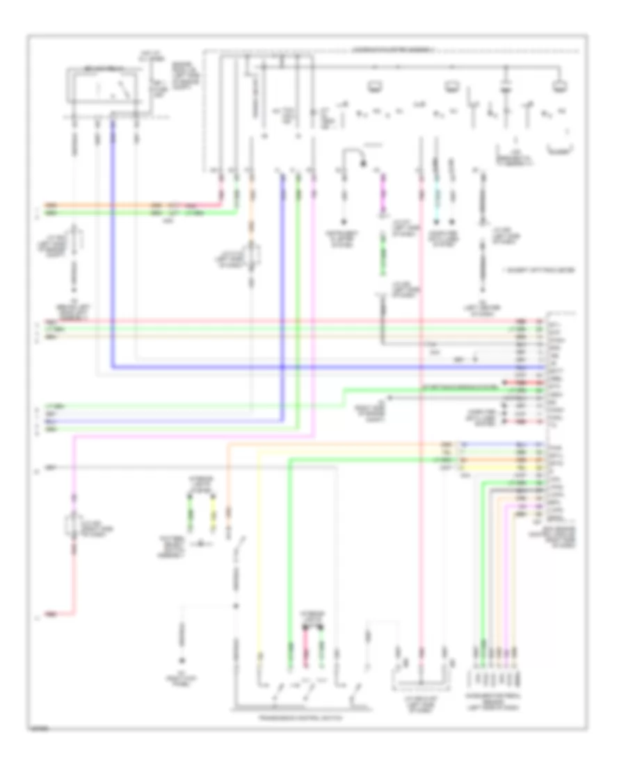 5.7L, AT Wiring Diagram (3 of 3) for Toyota Sequoia Limited 2012