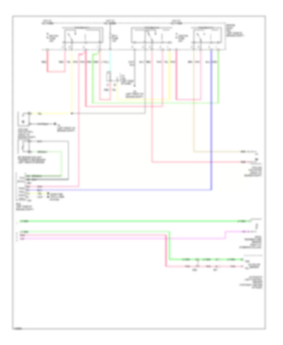 2.7L, Automatic AC Wiring Diagram (2 of 2) for Toyota Venza LE 2014