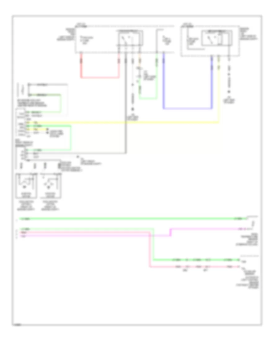 3.5L, Automatic AC Wiring Diagram (2 of 2) for Toyota Venza LE 2014