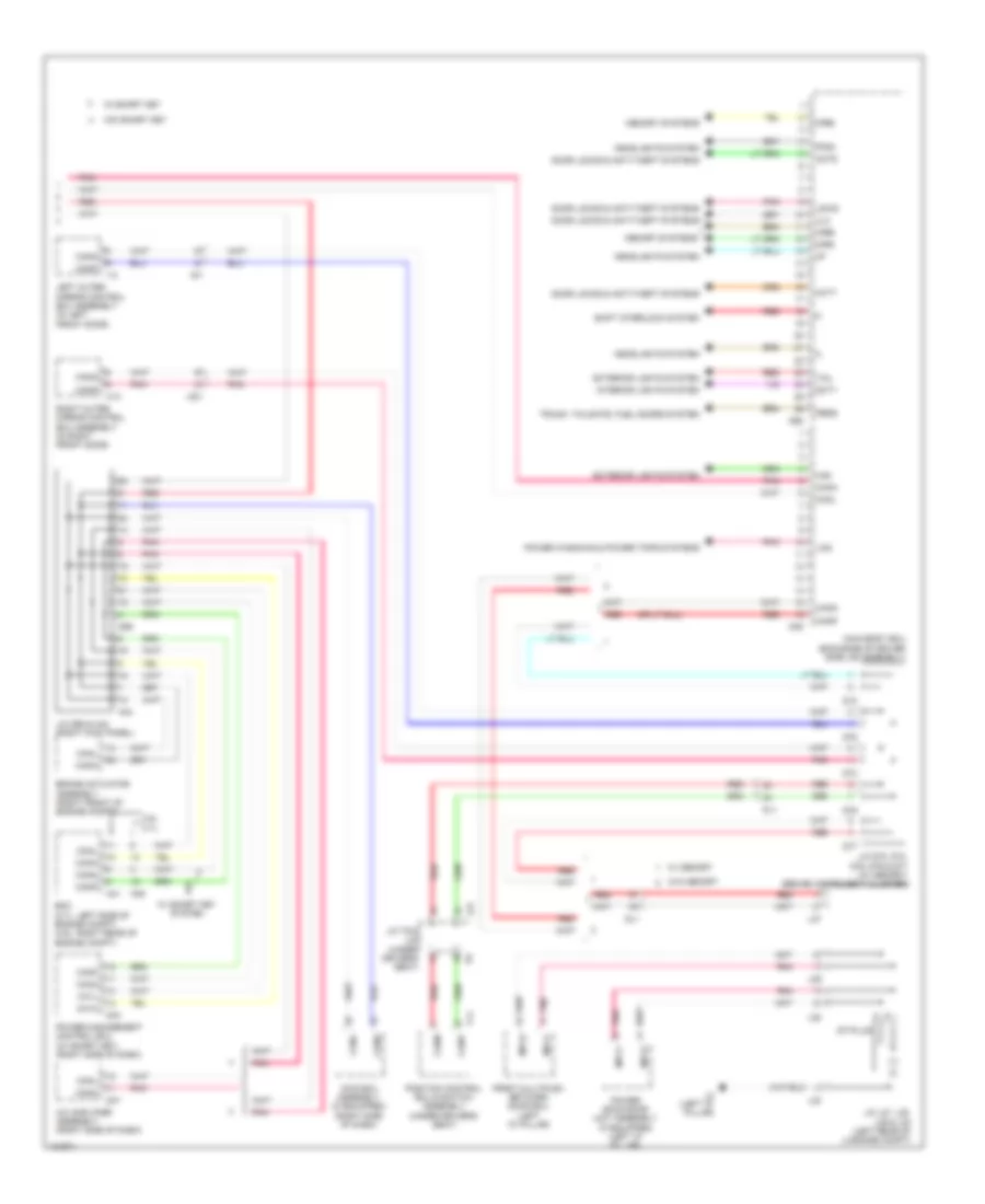 Body Control Modules Wiring Diagram (2 of 2) for Toyota Venza LE 2014