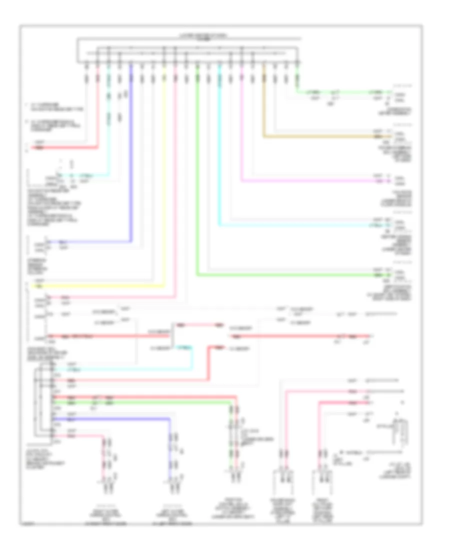 Computer Data Lines Wiring Diagram 2 of 2 for Toyota Venza LE 2014