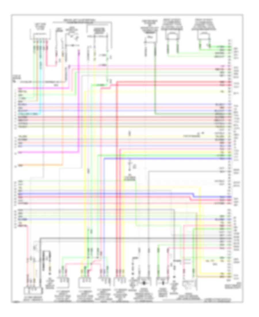 3.5L, Engine Performance Wiring Diagram (6 of 6) for Toyota Venza LE 2014