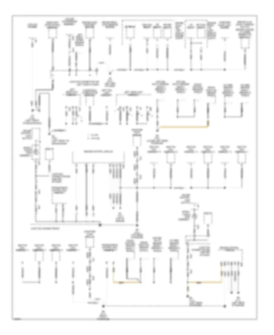 Ground Distribution Wiring Diagram 1 of 4 for Toyota Venza LE 2014