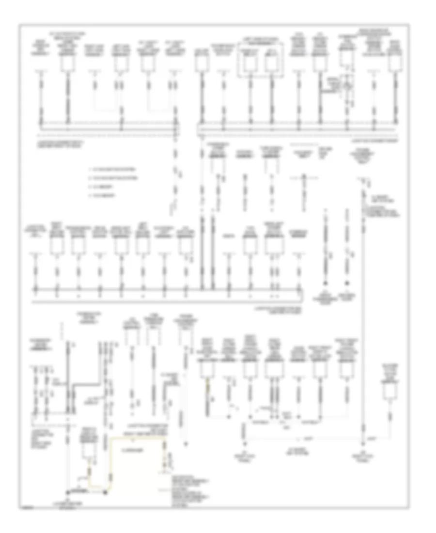 Ground Distribution Wiring Diagram (4 of 4) for Toyota Venza LE 2014