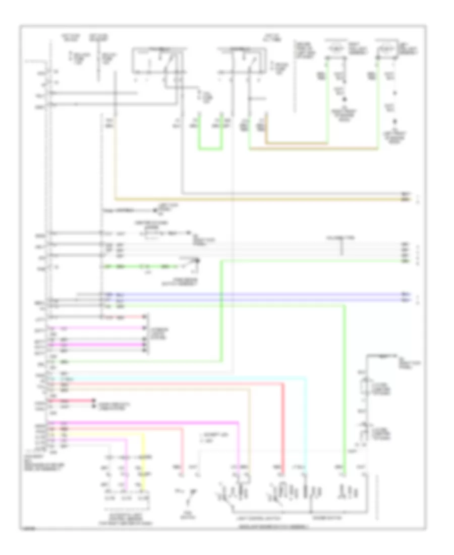 Headlamps Wiring Diagram 1 of 3 for Toyota Venza LE 2014