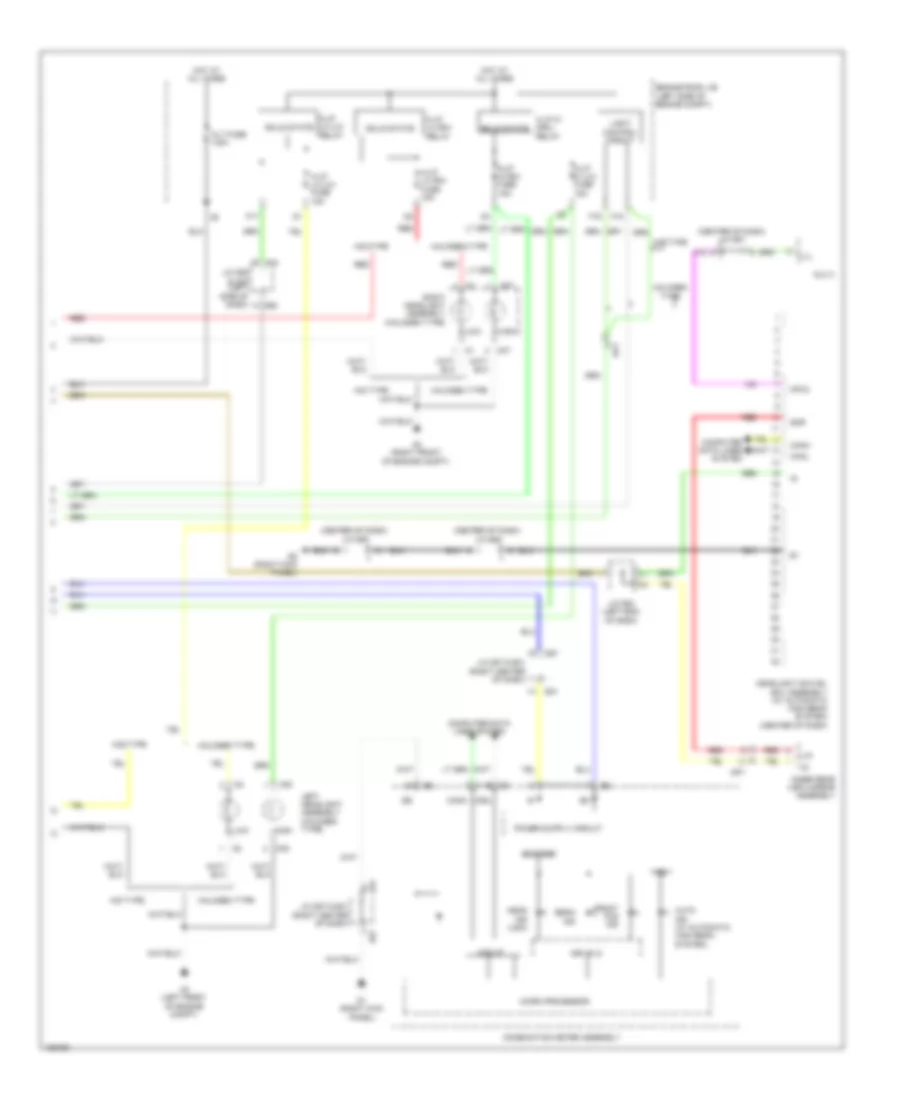 Headlamps Wiring Diagram 3 of 3 for Toyota Venza LE 2014