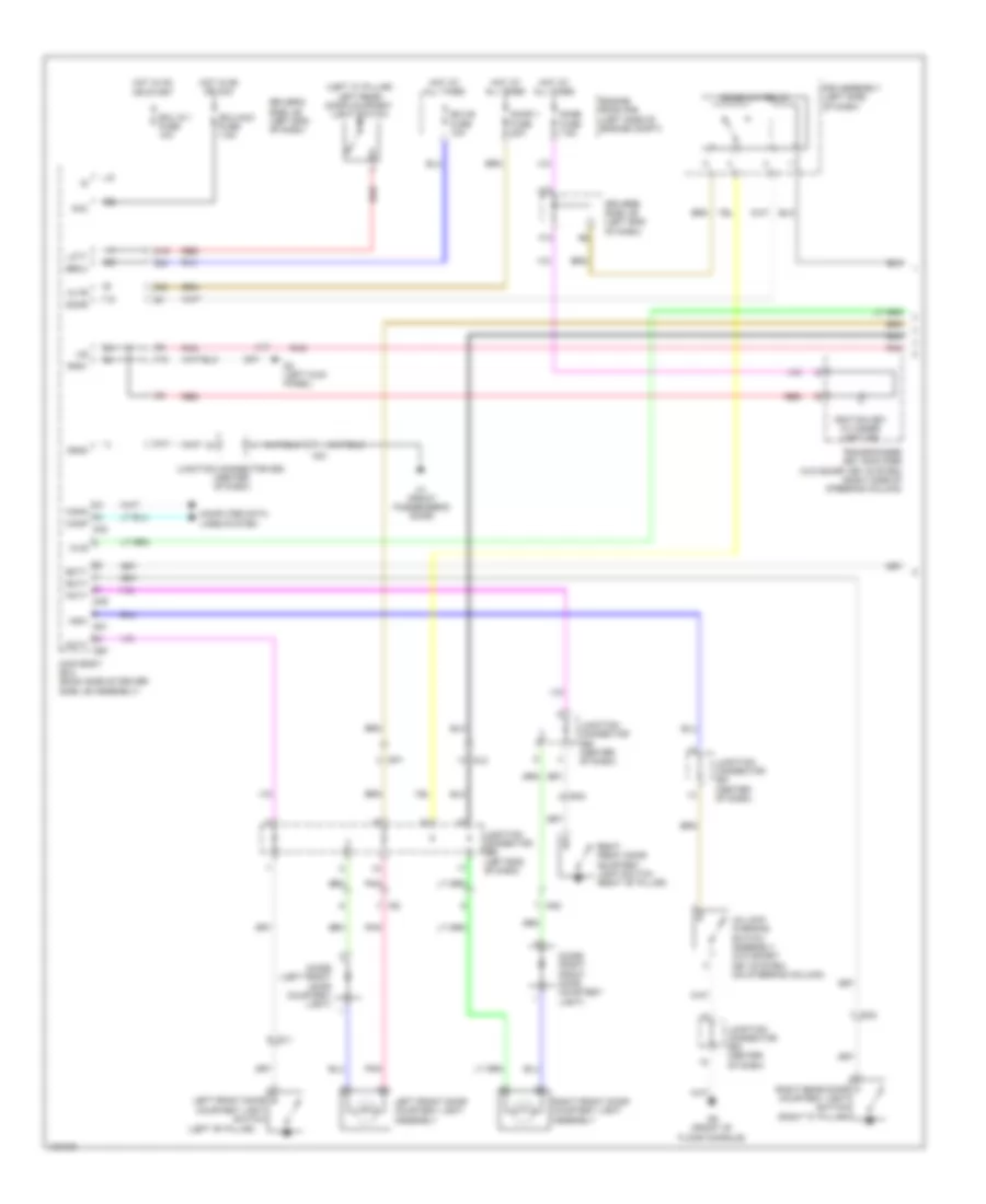 Courtesy Lamps Wiring Diagram 1 of 2 for Toyota Venza LE 2014