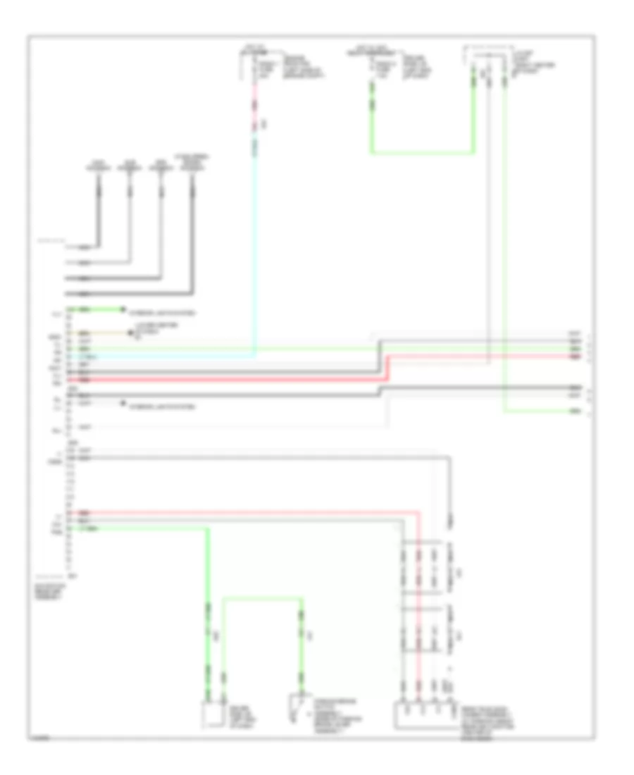 13 Speaker System Wiring Diagram with Navigation Receiver Type 1 of 4 for Toyota Venza LE 2014