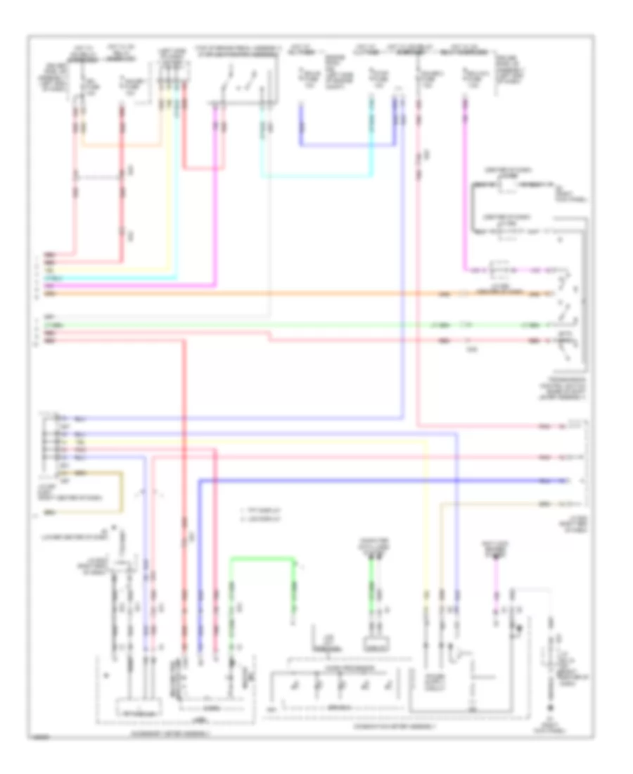 2.7L, AT Wiring Diagram (2 of 2) for Toyota Venza LE 2014
