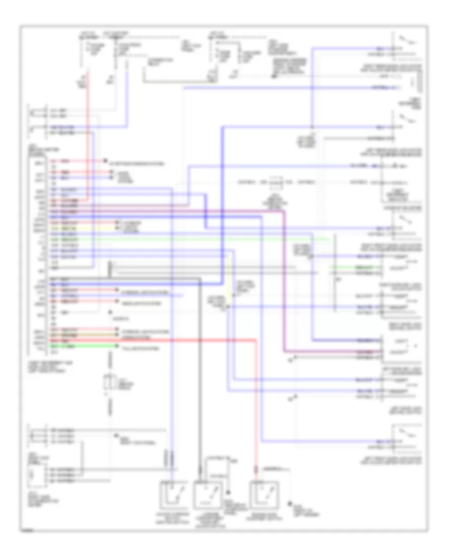 Anti-theft Wiring Diagram for Toyota Corolla CE 1997