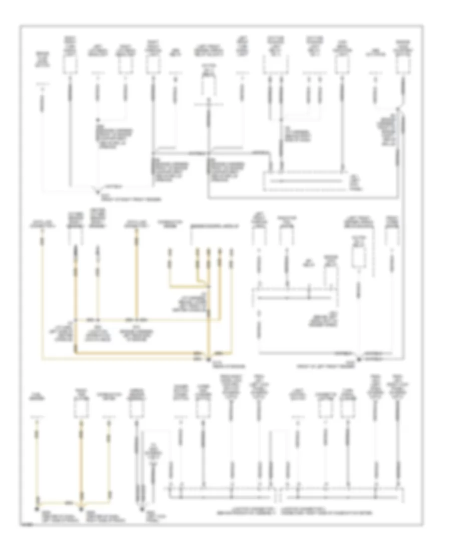 Ground Distribution Wiring Diagram 1 of 3 for Toyota Corolla CE 1997