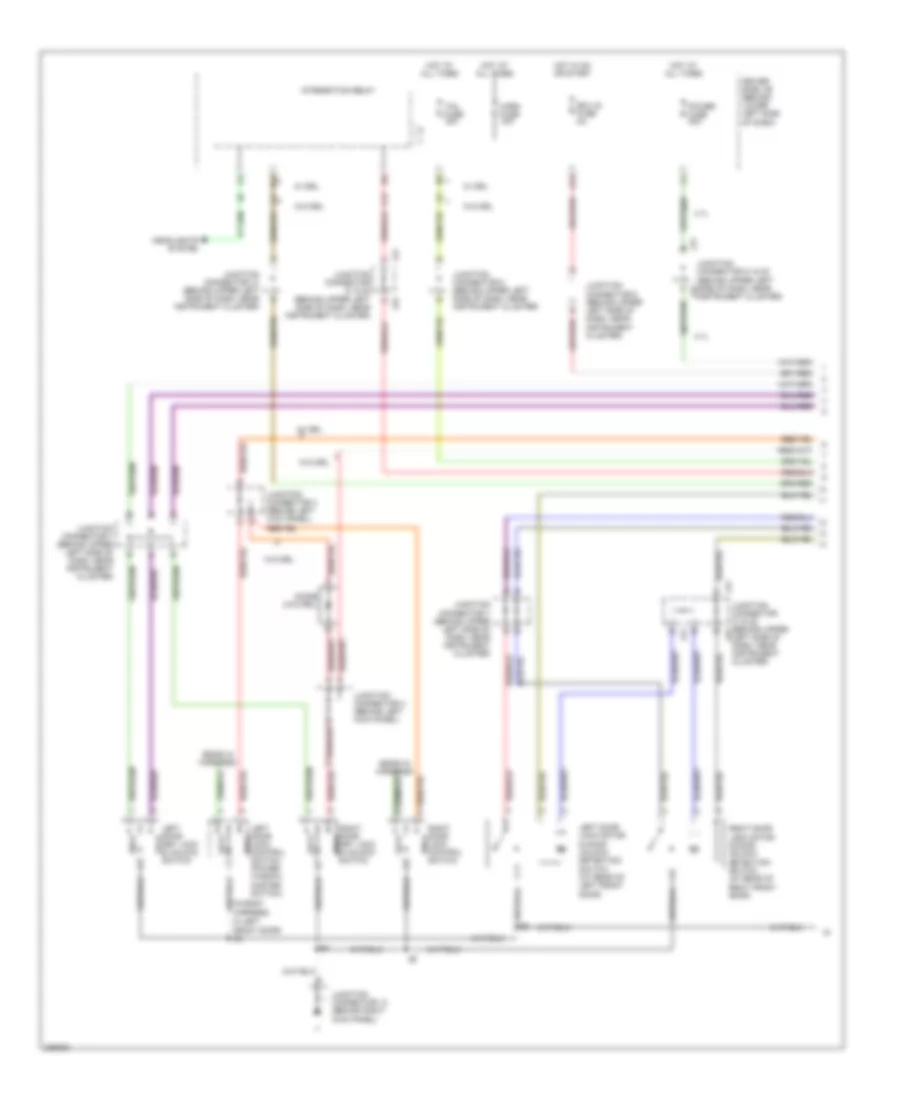 Forced Entry Wiring Diagram Access Standard Cab with Keyless Entry 1 of 2 for Toyota Tundra 2005