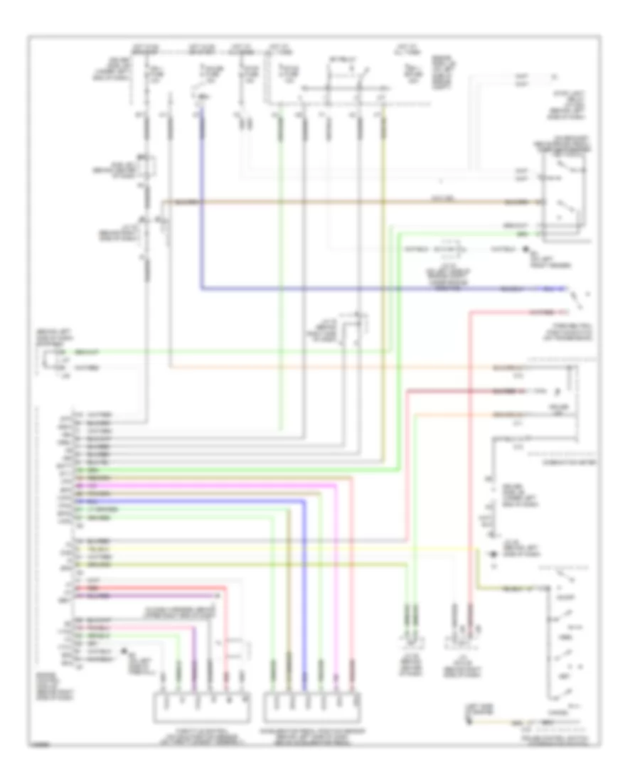 Cruise Control Wiring Diagram, Double Cab for Toyota Tundra 2005