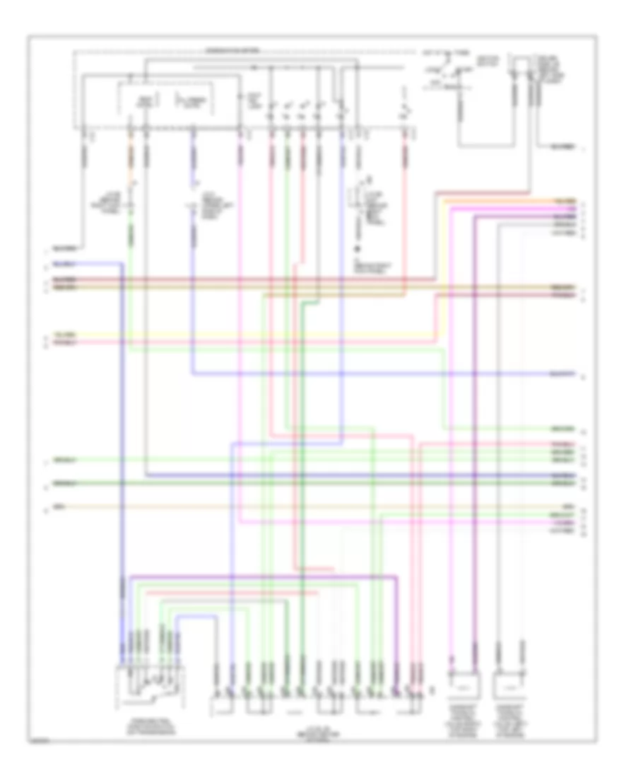 4.0L, Engine Performance Wiring Diagram (6 of 7) for Toyota Tundra 2005