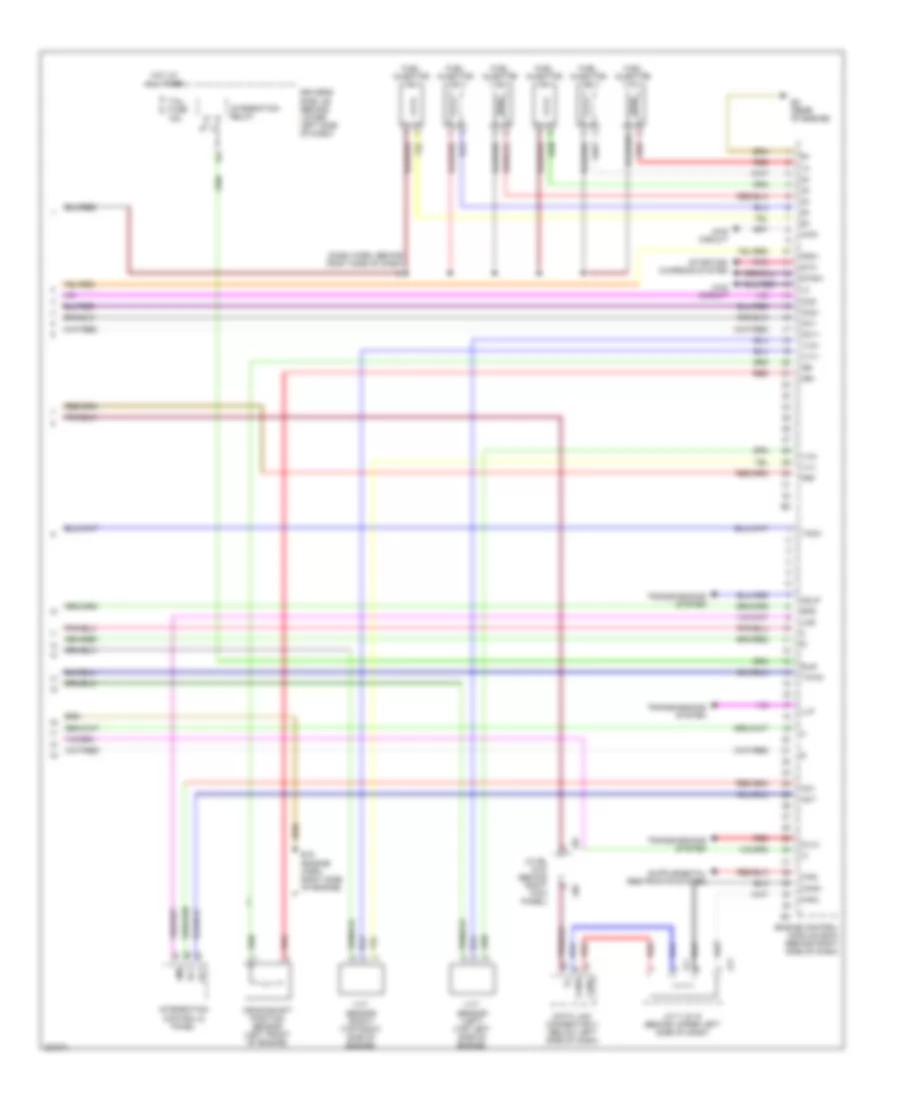 4.0L, Engine Performance Wiring Diagram (7 of 7) for Toyota Tundra 2005