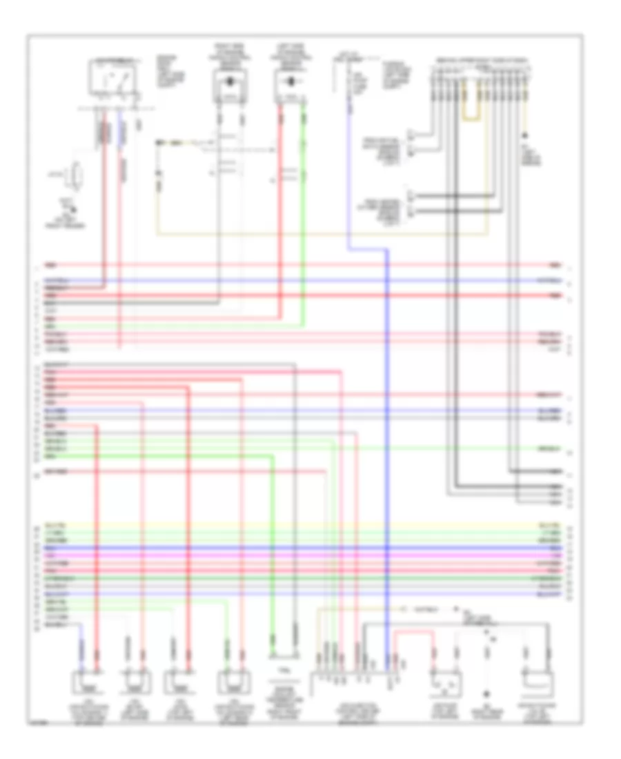 4.7L, Engine Performance Wiring Diagram, Double Cab (4 of 7) for Toyota Tundra 2005