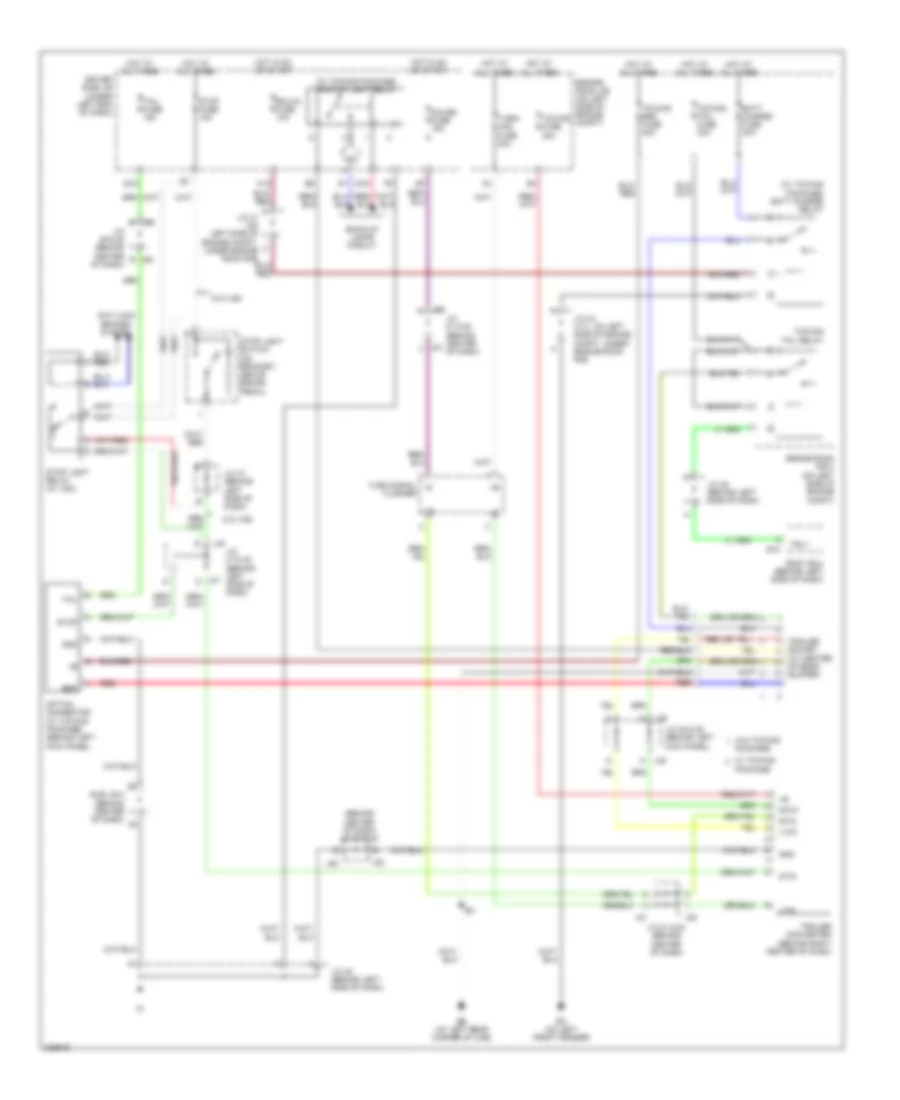Trailer Tow Wiring Diagram, Double Cab for Toyota Tundra 2005