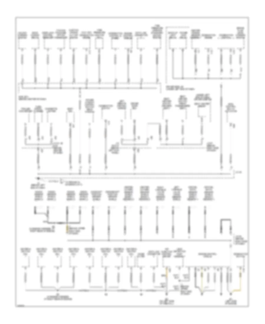 Ground Distribution Wiring Diagram, Double Cab (2 of 3) for Toyota Tundra 2005