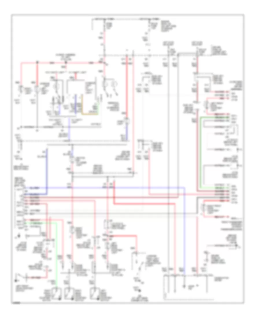 Courtesy Lamps Wiring Diagram, Double Cab for Toyota Tundra 2005