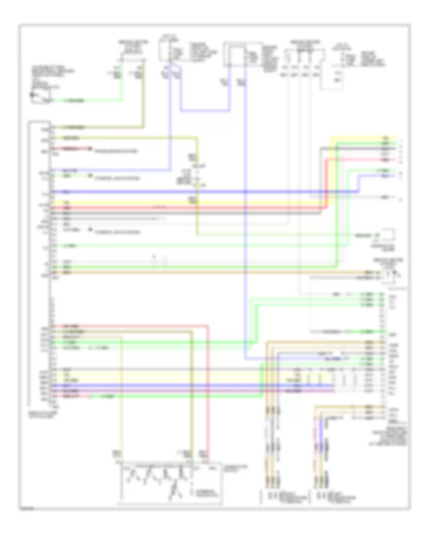 8-Speaker System Wiring Diagram, Double Cab with Navigation (1 of 2) for Toyota Tundra 2005