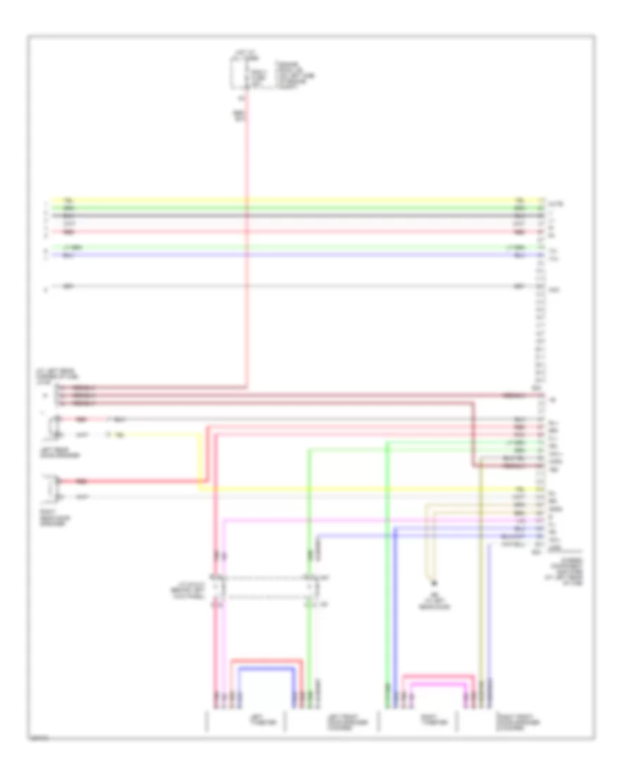 8-Speaker System Wiring Diagram, Double Cab with Navigation (2 of 2) for Toyota Tundra 2005