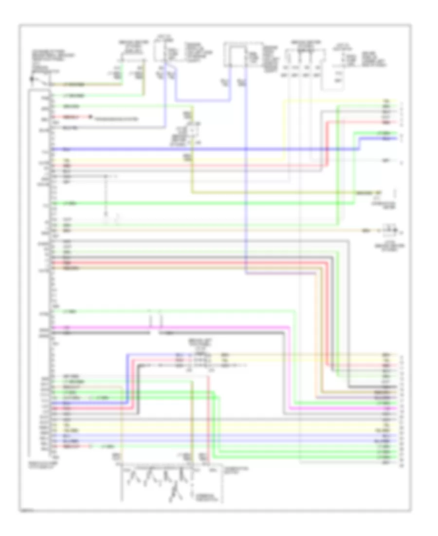 Rear Seat Entertainment Wiring Diagram, Double Cab with Navigation (1 of 3) for Toyota Tundra 2005