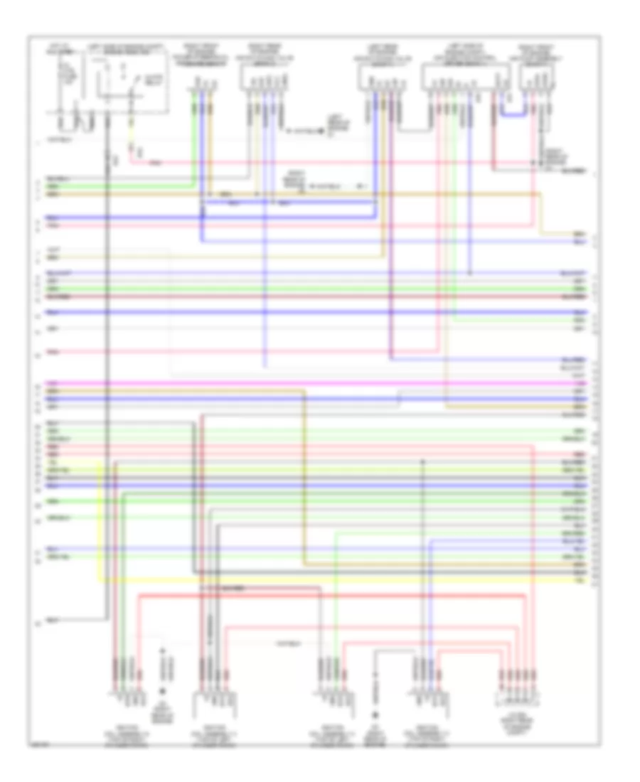 5.7L, Engine Performance Wiring Diagram (4 of 7) for Toyota Sequoia Platinum 2012