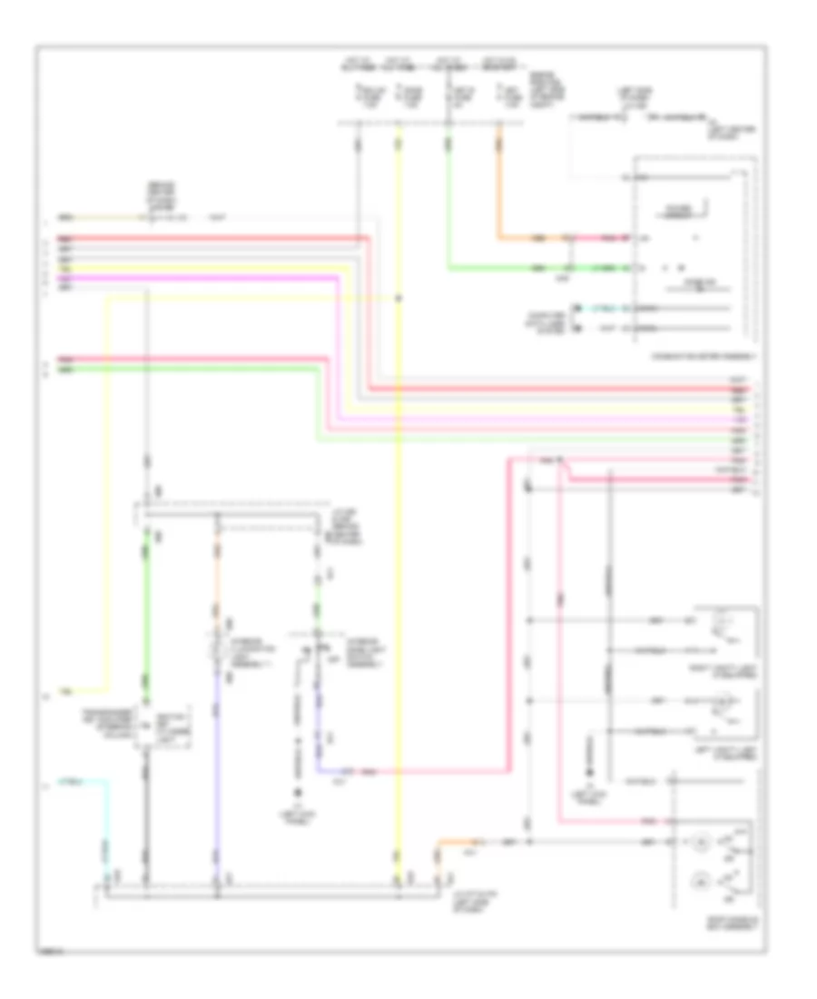 Courtesy Lamps Wiring Diagram 2 of 3 for Toyota Sequoia Platinum 2012