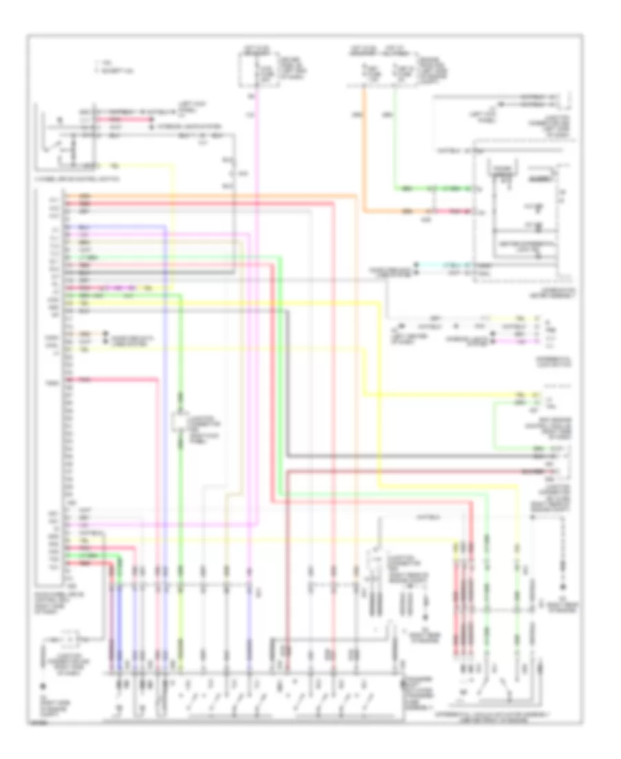 5.7L, 4WD Wiring Diagram for Toyota Sequoia Platinum 2012