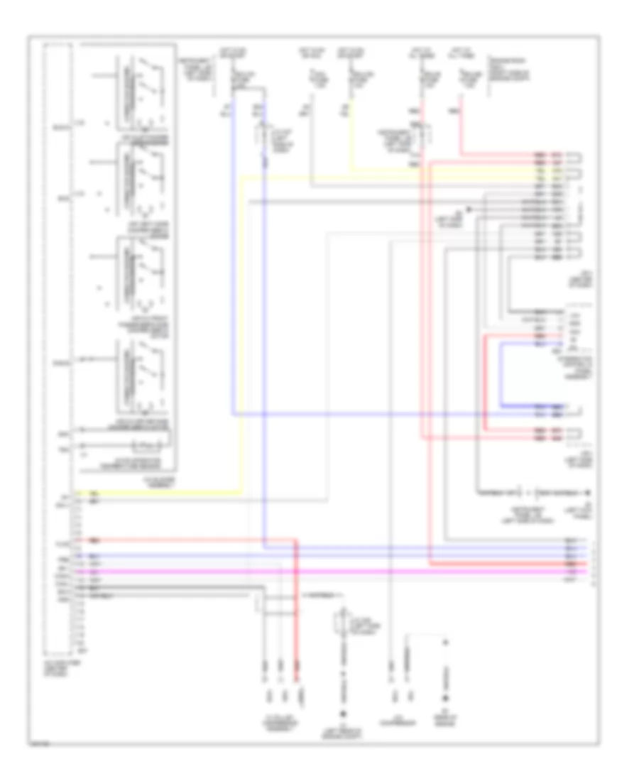 2.5L, Automatic AC Wiring Diagram (1 of 2) for Toyota RAV4 2009