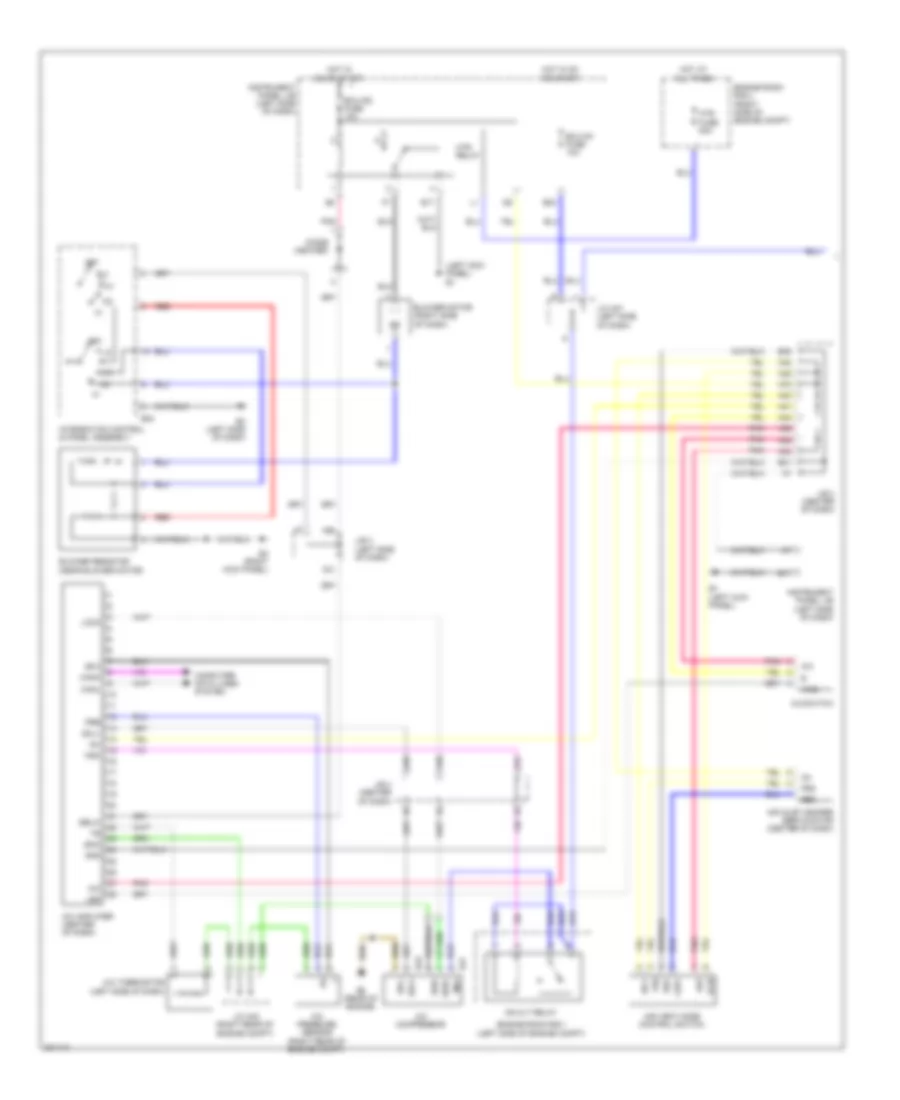 3.5L, Manual AC Wiring Diagram (1 of 2) for Toyota RAV4 2009