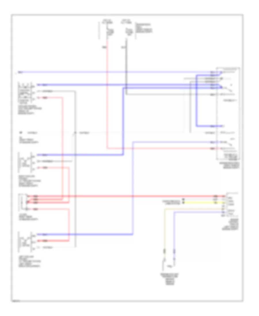 3.5L, Manual AC Wiring Diagram (2 of 2) for Toyota RAV4 2009