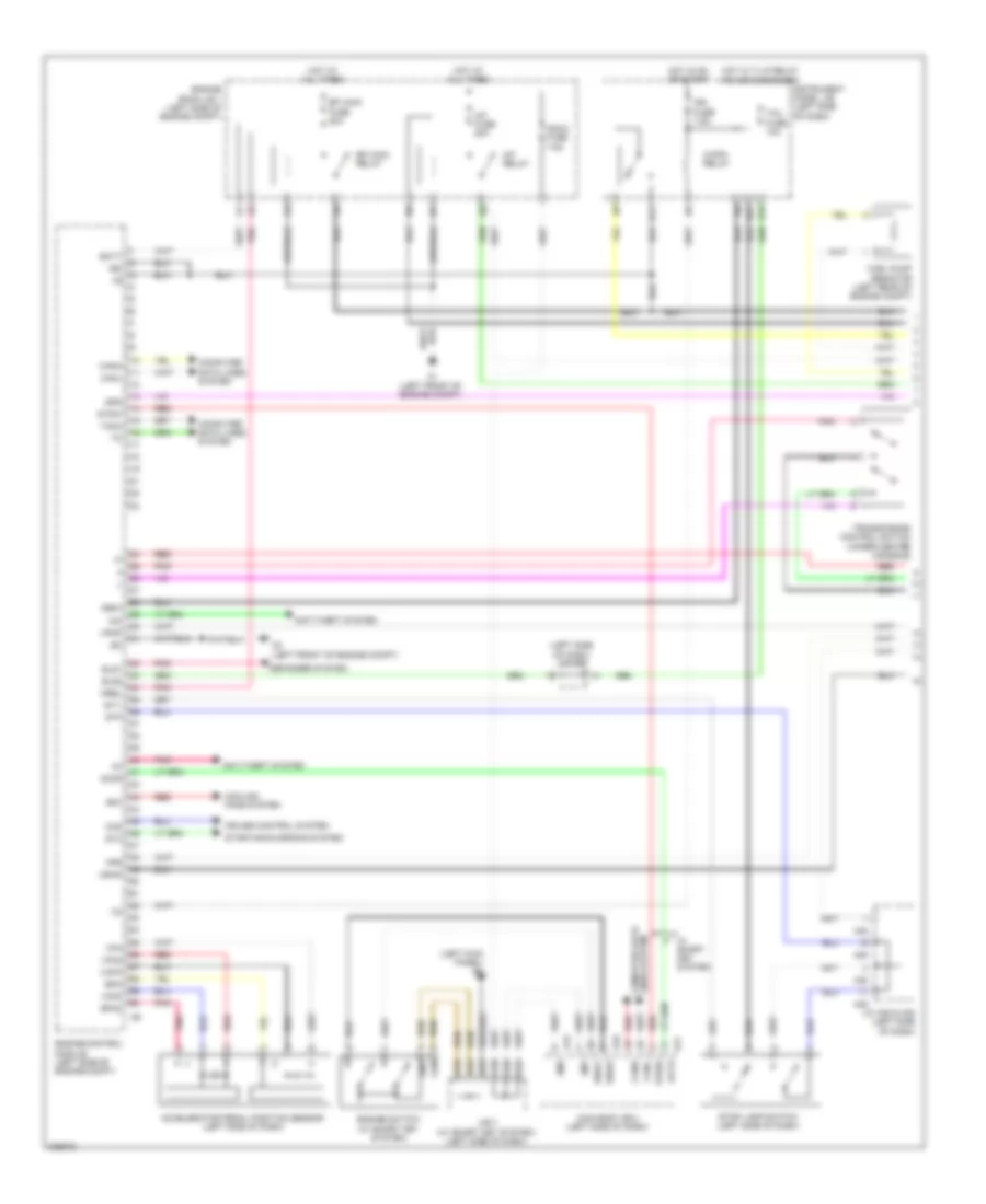 3.5L, Engine Performance Wiring Diagram (1 of 5) for Toyota RAV4 2009