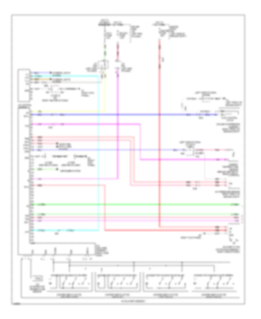 2 7L Automatic A C Wiring Diagram 1 of 2 for Toyota Venza Limited 2014