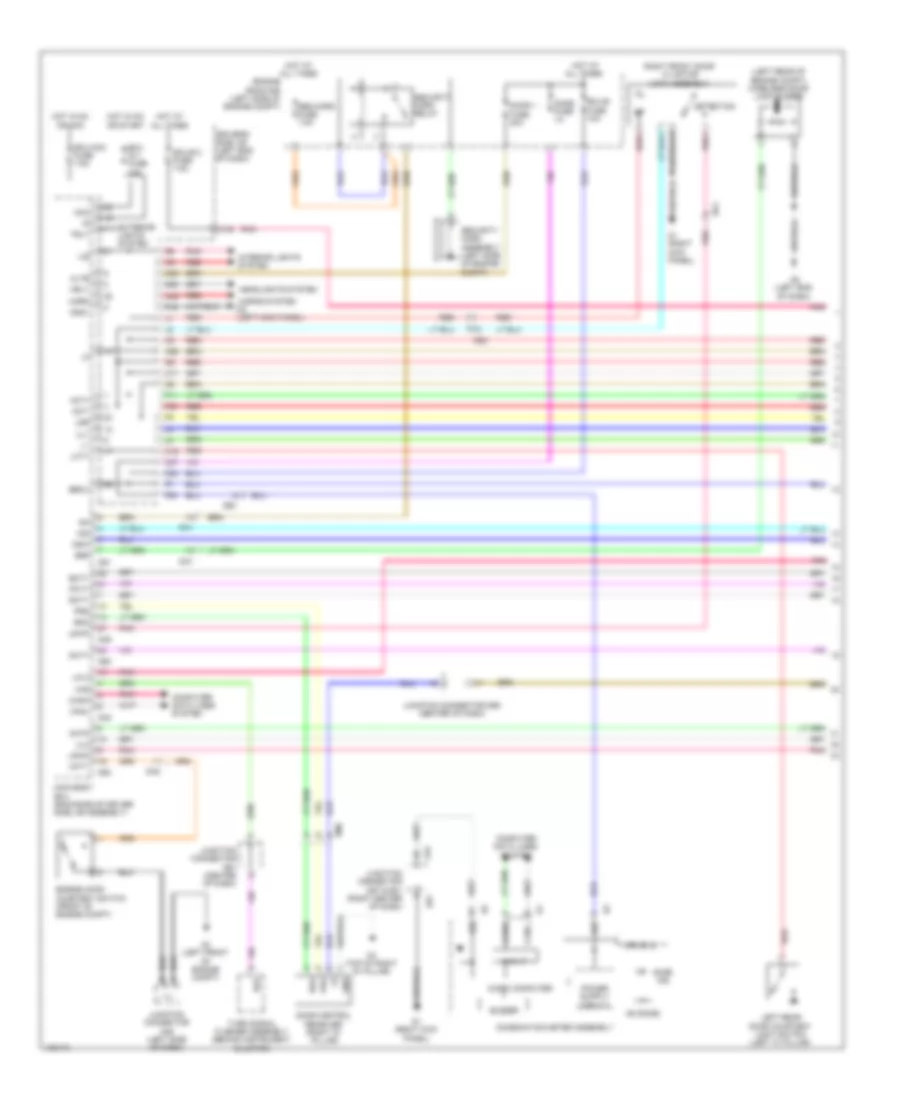 Forced Entry Wiring Diagram, without Smart Key System (1 of 2) for Toyota Venza Limited 2014