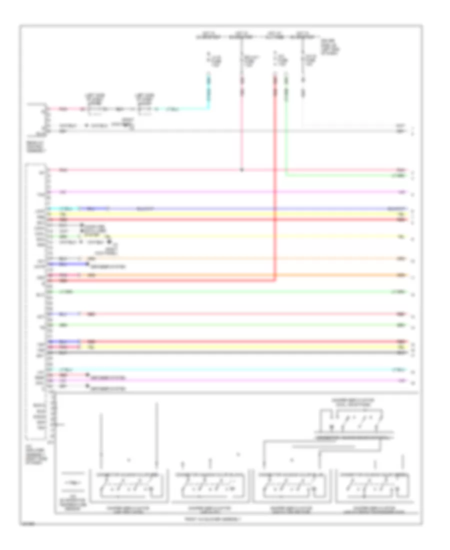 Automatic A C Wiring Diagram 1 of 3 for Toyota Sequoia Platinum 2010