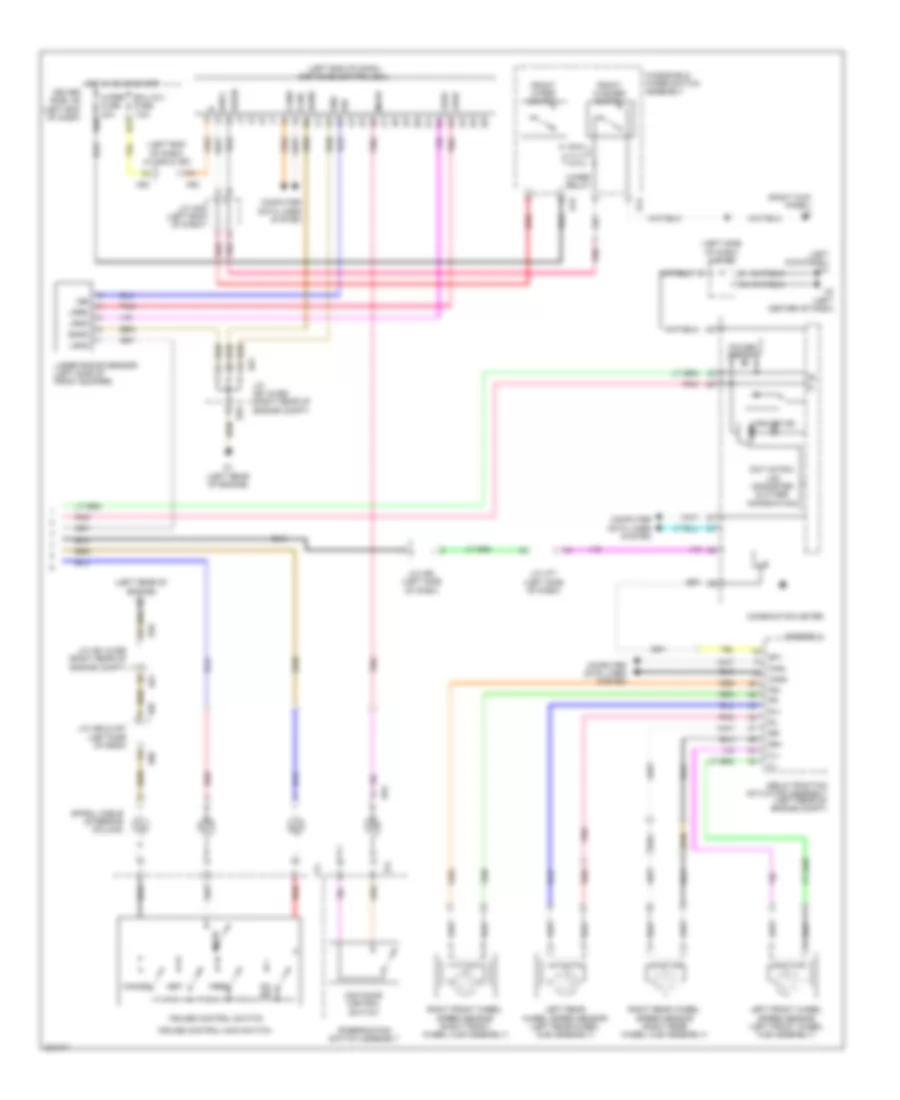 Dynamic Laser Cruise Control Wiring Diagram (2 of 2) for Toyota Sequoia Platinum 2010