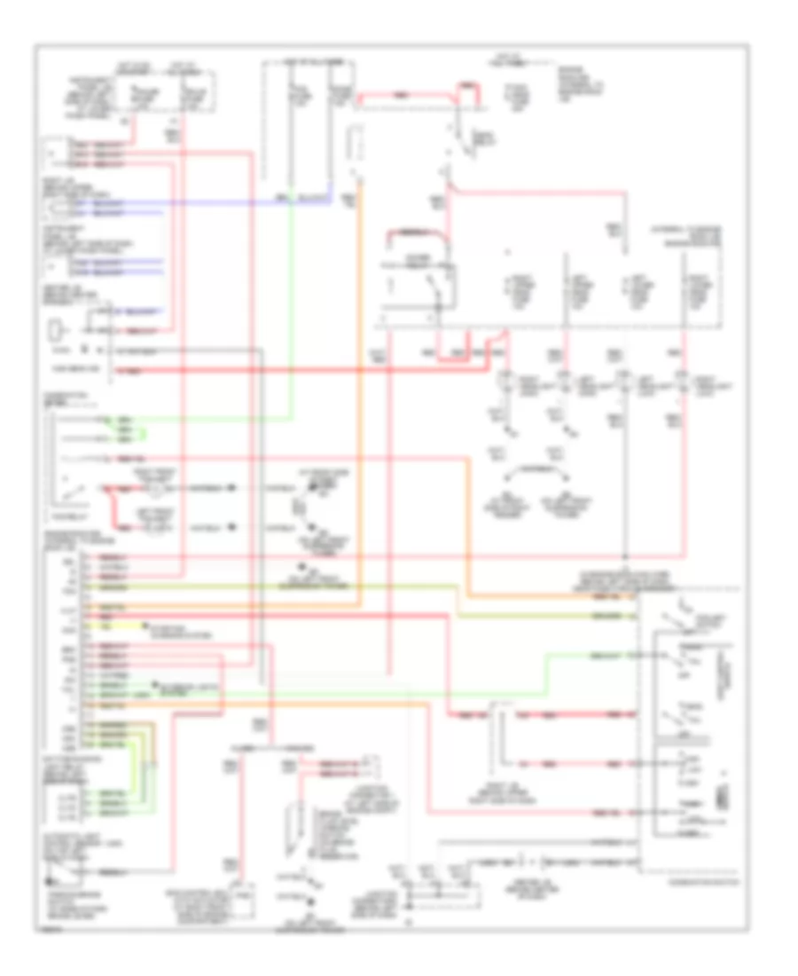 Headlights Wiring Diagram for Toyota Corolla LE 2004