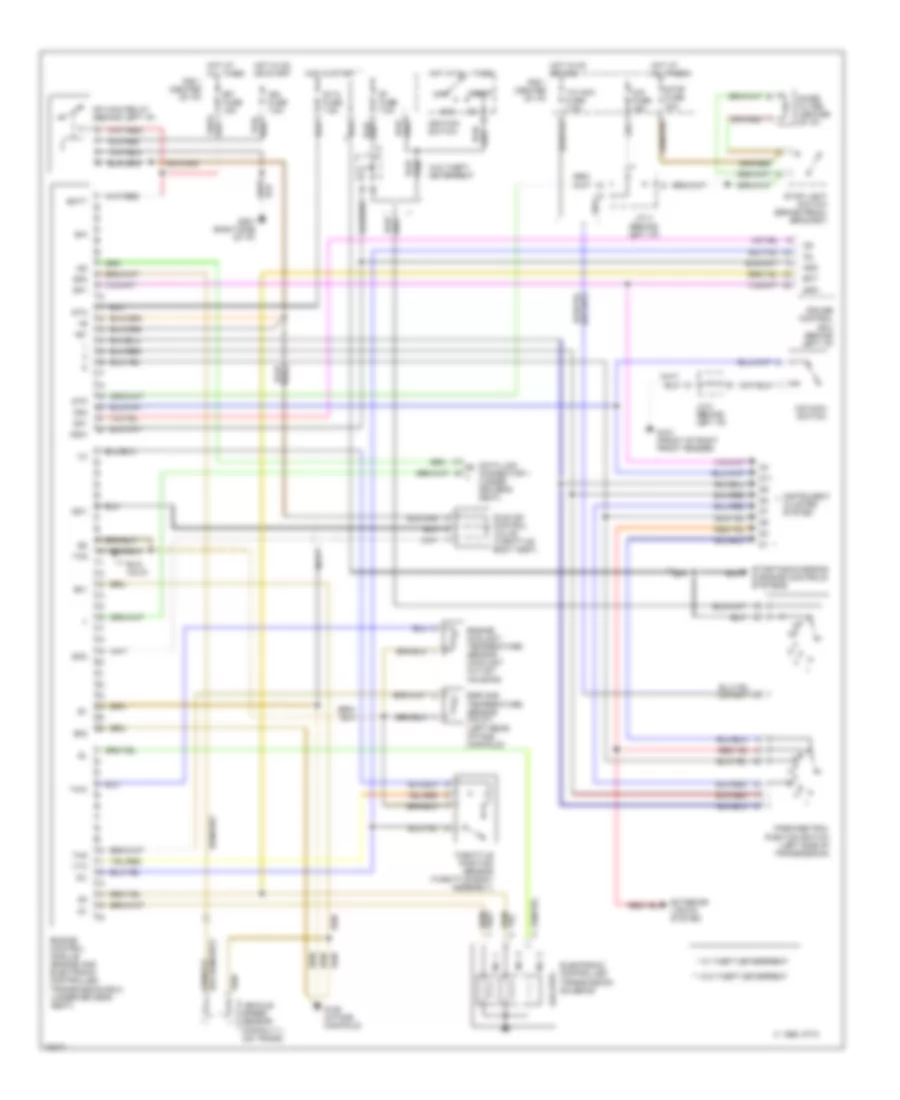 Transmission Wiring Diagram for Toyota Previa DX 1993