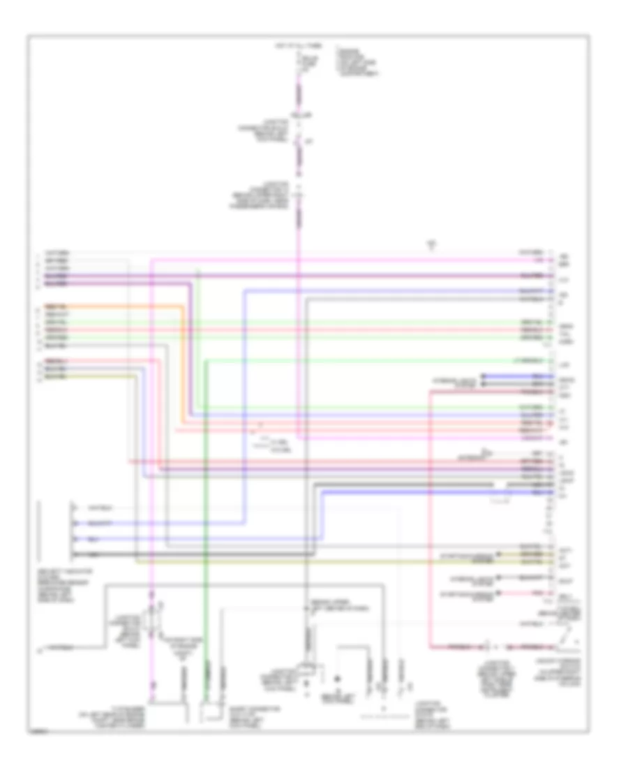 Forced Entry Wiring Diagram, AccessStandard Cab with Keyless Entry (2 of 2) for Toyota Tundra Limited 2005