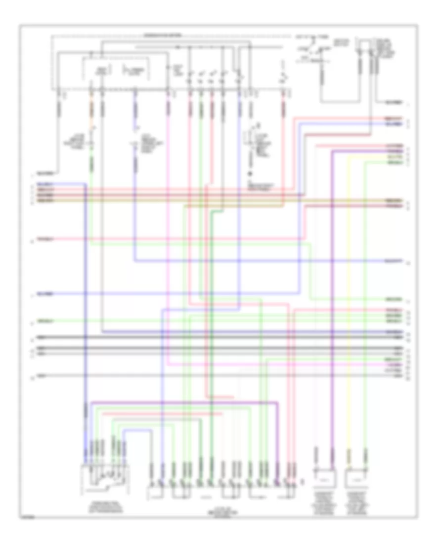 4.7L, Engine Performance Wiring Diagram, AccessStandard Cab (6 of 7) for Toyota Tundra Limited 2005