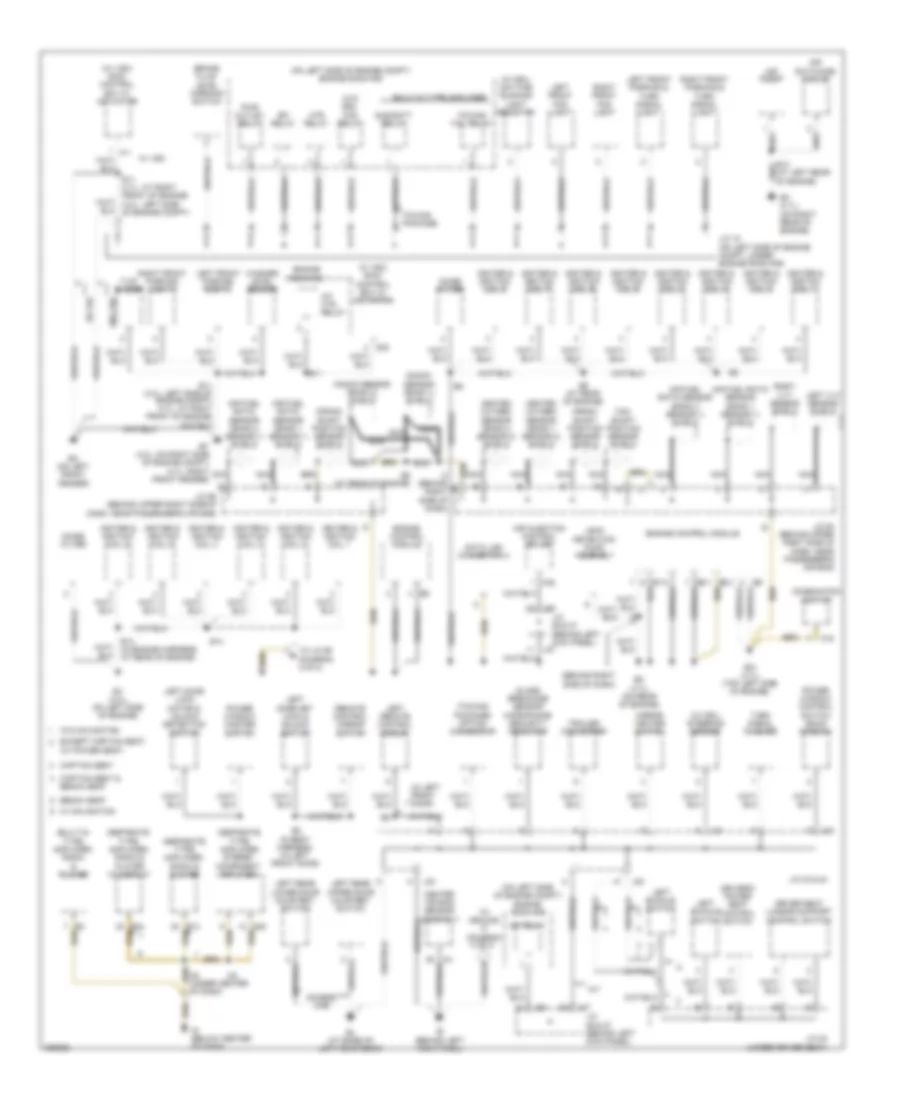 Ground Distribution Wiring Diagram Access Standard Cab 1 of 2 for Toyota Tundra Limited 2005