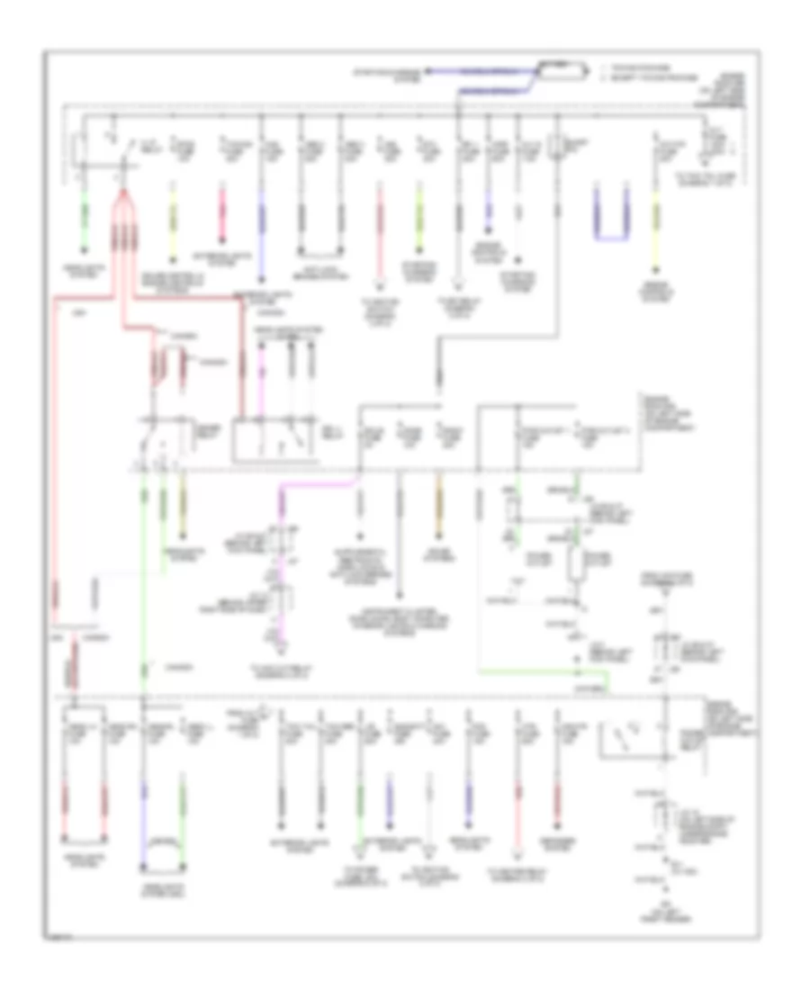 Power Distribution Wiring Diagram Access Standard Cab 1 of 2 for Toyota Tundra Limited 2005