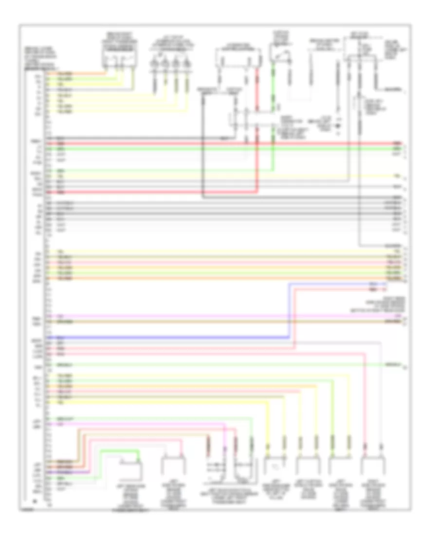 Supplemental Restraints Wiring Diagram, Double Cab (1 of 2) for Toyota Tundra Limited 2005