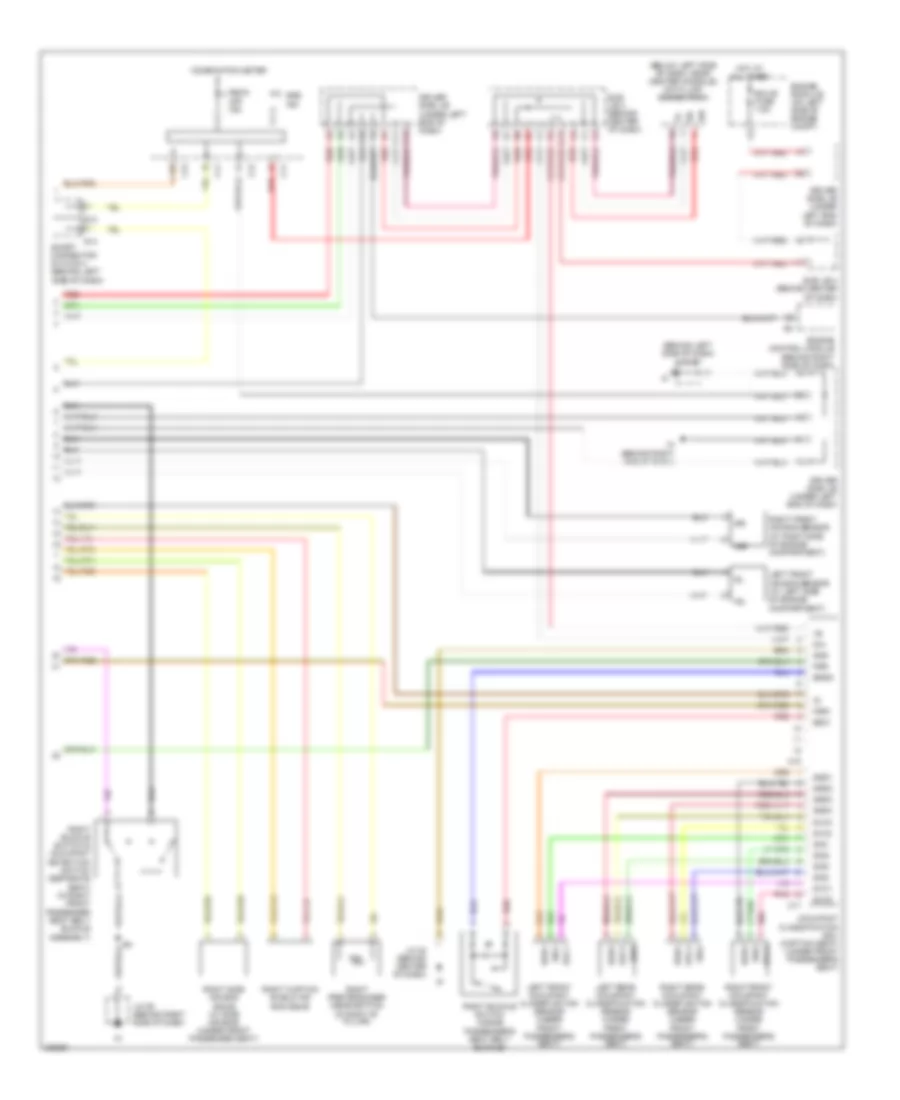 Supplemental Restraints Wiring Diagram, Double Cab (2 of 2) for Toyota Tundra Limited 2005