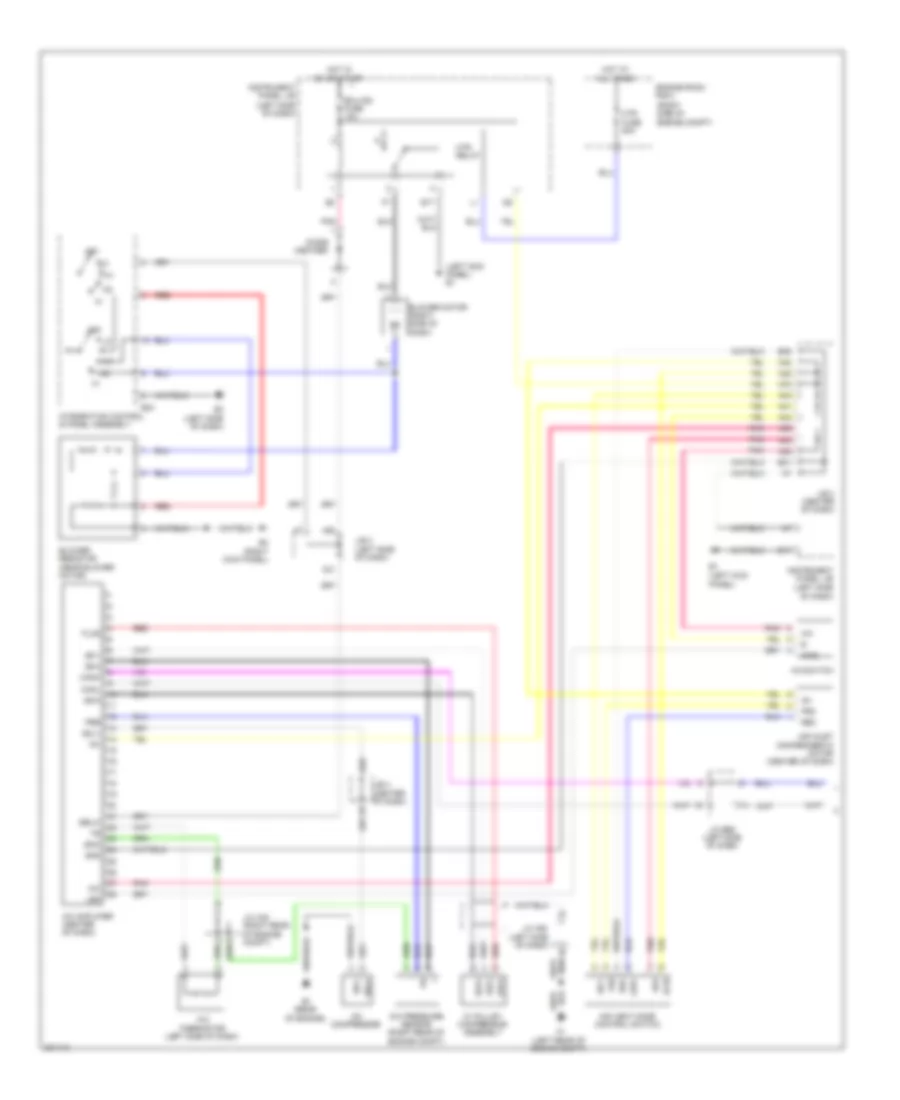 2.5L, Manual AC Wiring Diagram (1 of 2) for Toyota RAV4 Limited 2009