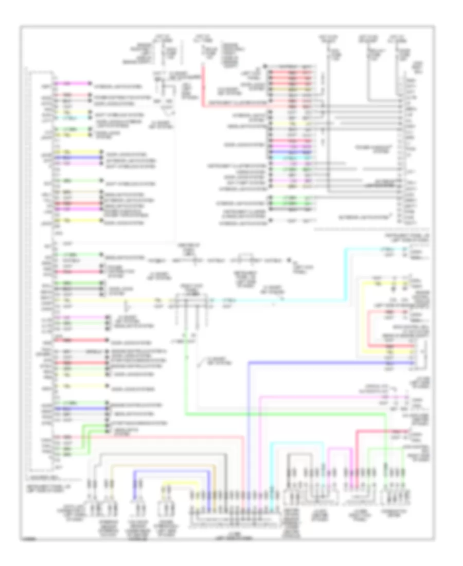 Body ECU Wiring Diagram for Toyota RAV4 Limited 2009