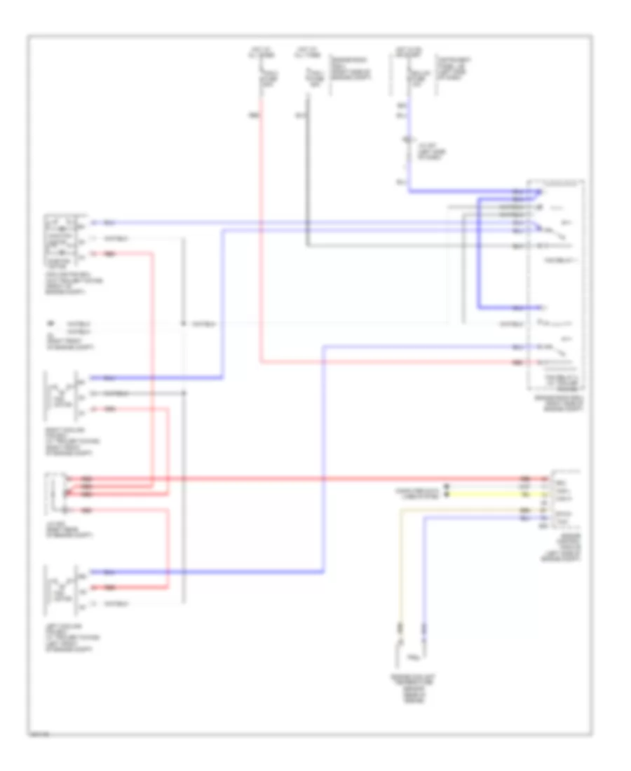 3.5L, Cooling Fan Wiring Diagram for Toyota RAV4 Limited 2009