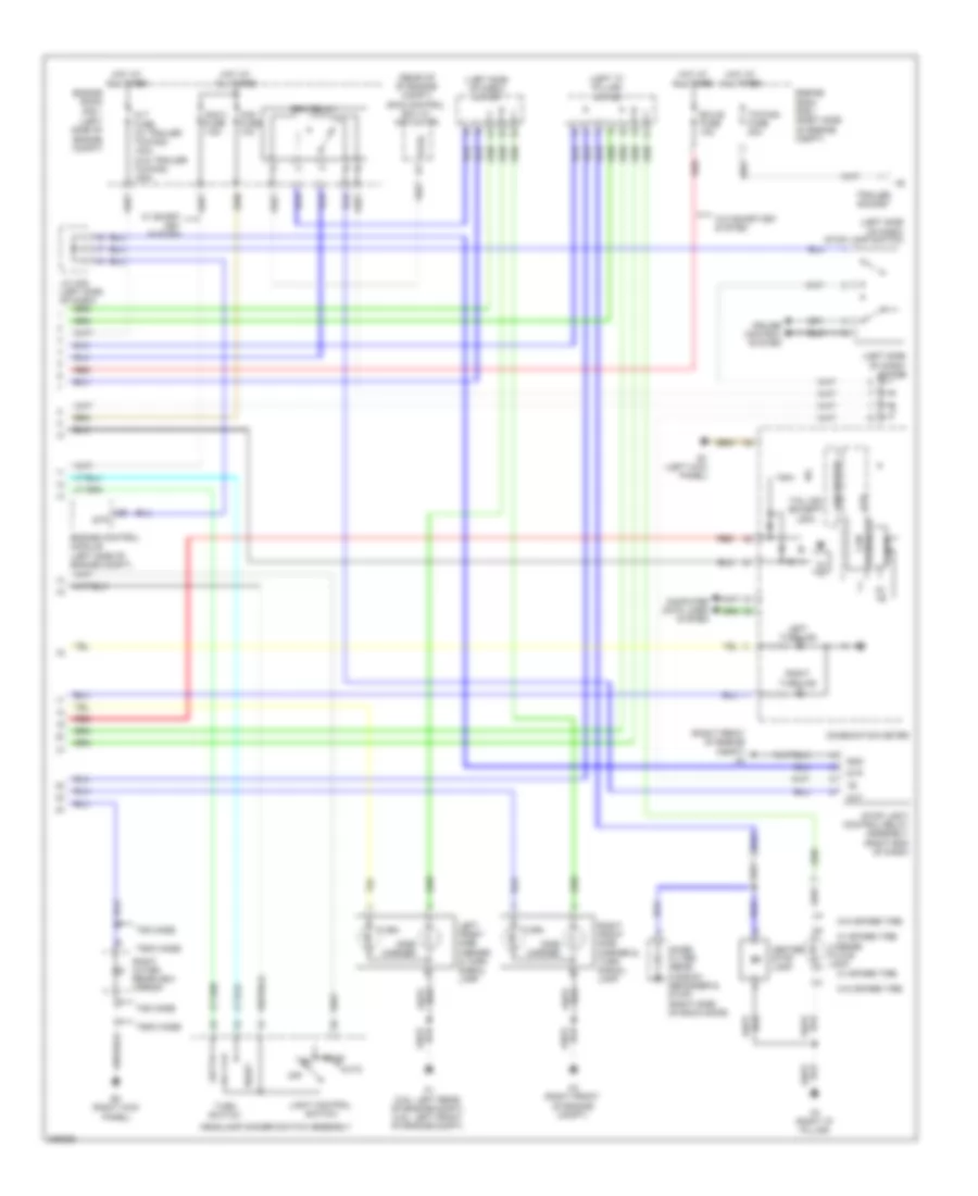 Exterior Lamps Wiring Diagram (2 of 2) for Toyota RAV4 Limited 2009
