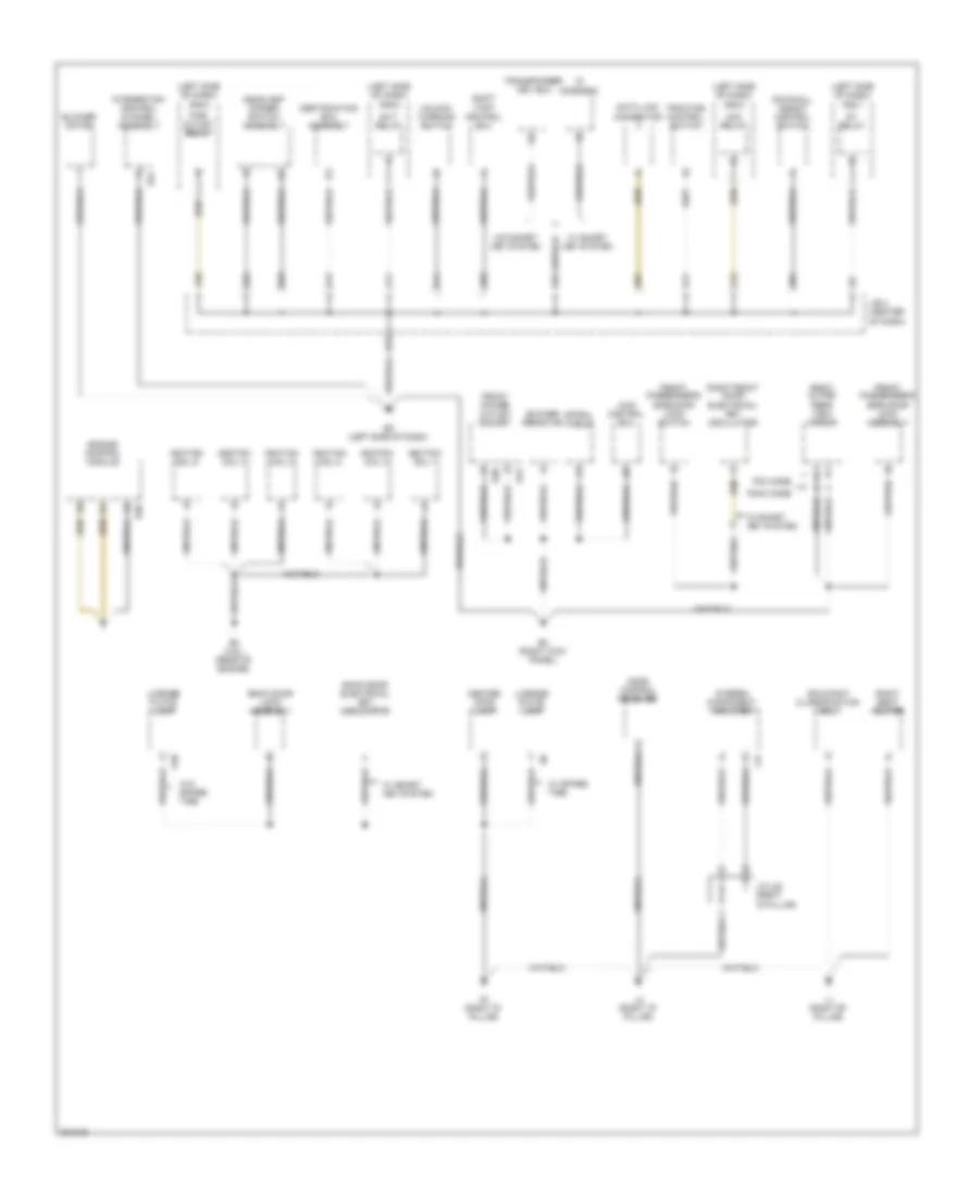 Ground Distribution Wiring Diagram 2 of 4 for Toyota RAV4 Limited 2009
